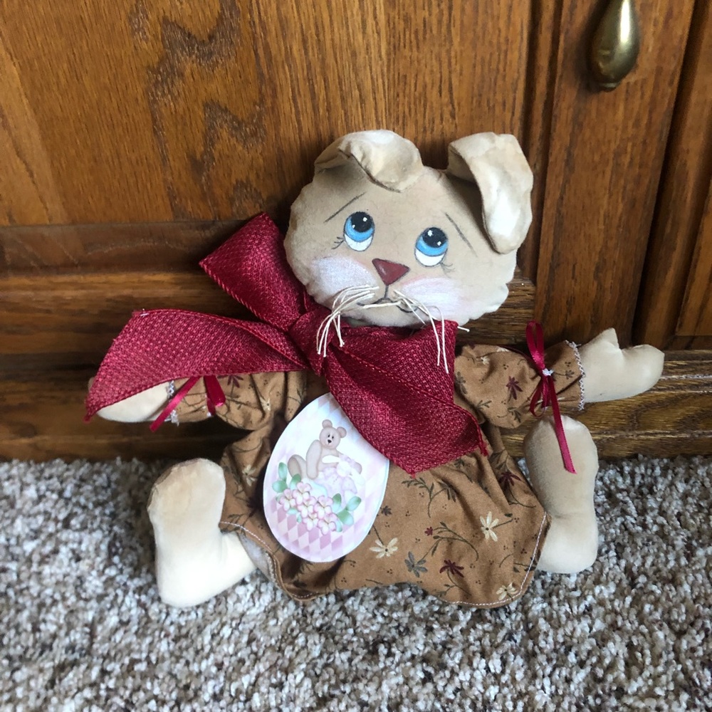 Handmade tea stained rabbit